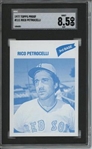 1977 Topps #111 Rico Petrocelli 9 card progressive proof.